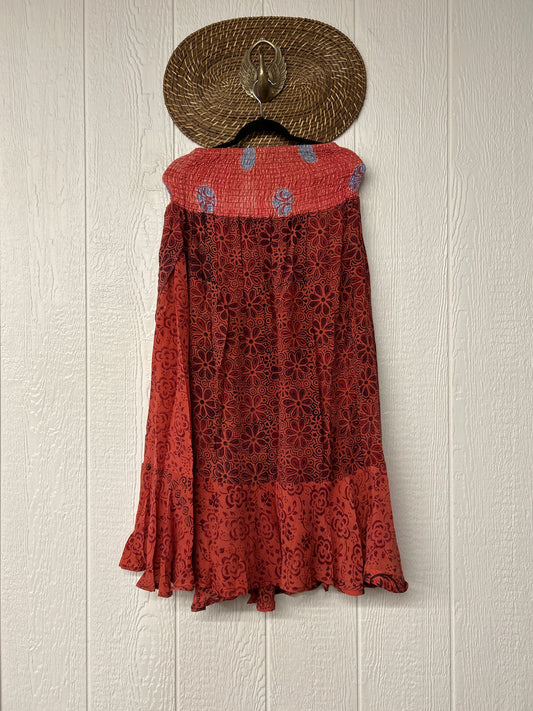 Crepe Sari Inner Peace Wrap Skirt 0626 051