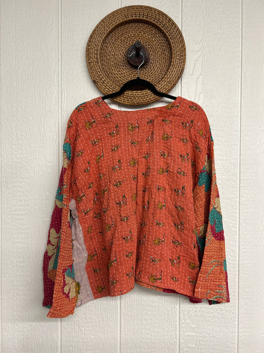 Pareo Kantha Wanderer Pocket Crop Top 0226 198