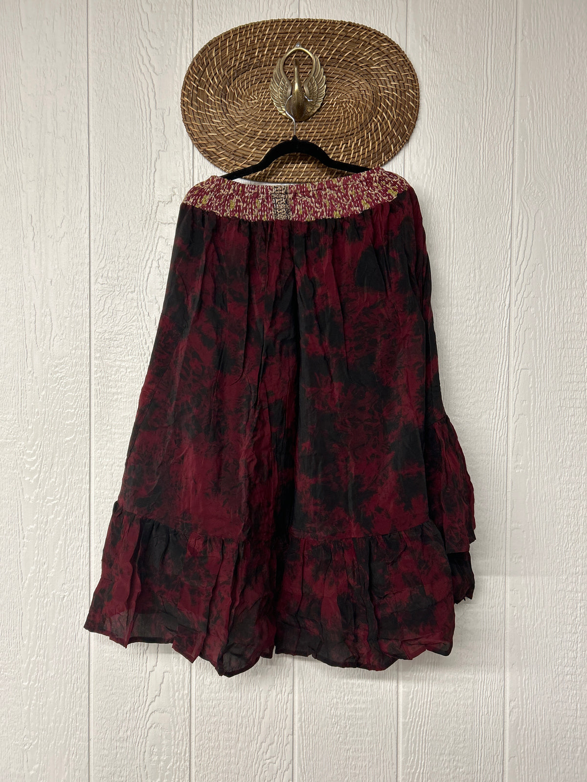 Crepe Sari Dahlia Skirt 1026 225