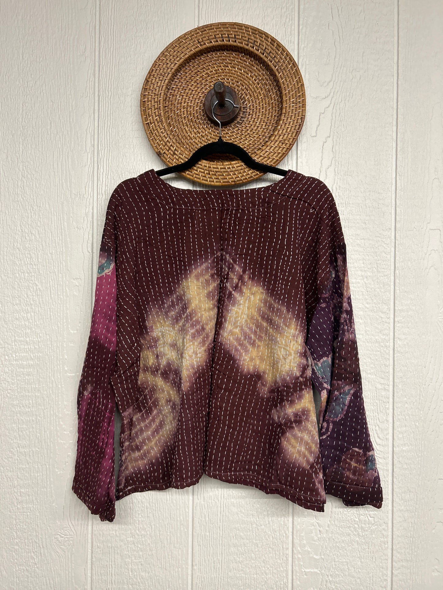 Pareo Kantha Wanderer Pocket Crop Top 0526 007