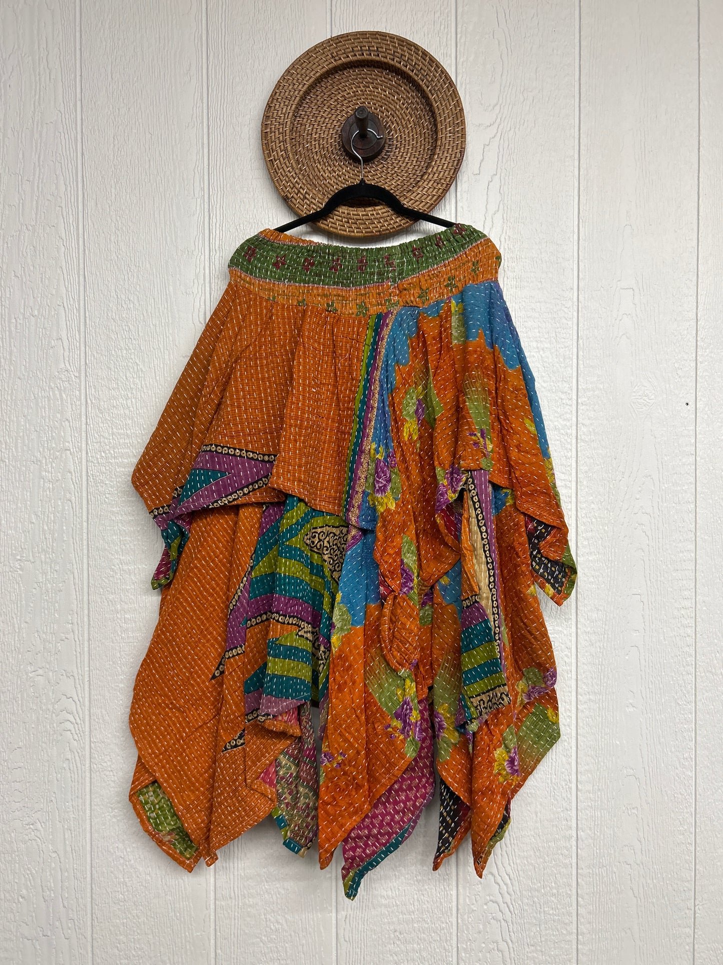 Pareo Kantha Pixie Skirt 0426 160