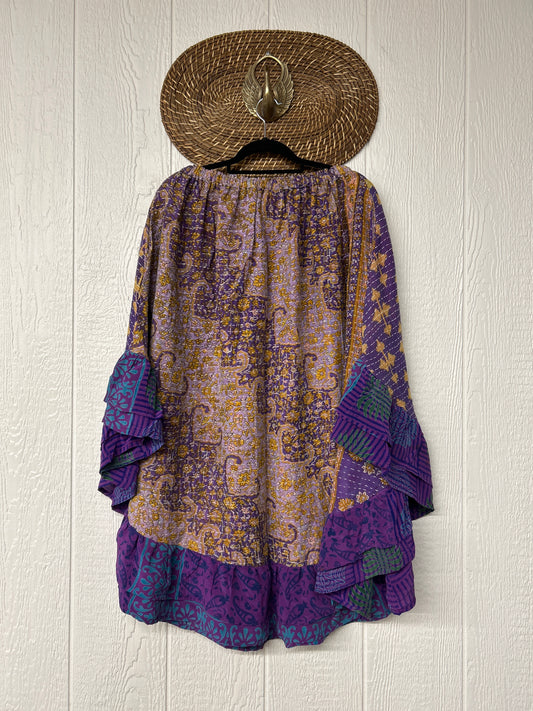 Pareo Kantha Wild Rose Skirt 0426 183