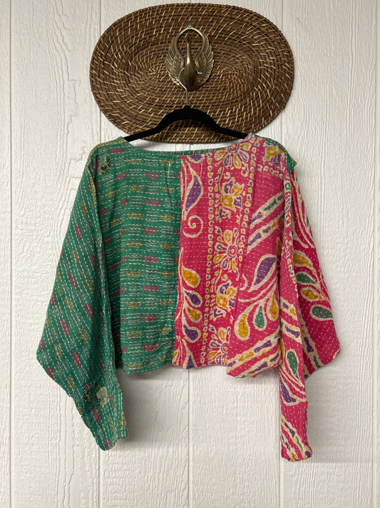 Pareo Kantha In Bloom Cropped Pullover 0326 270