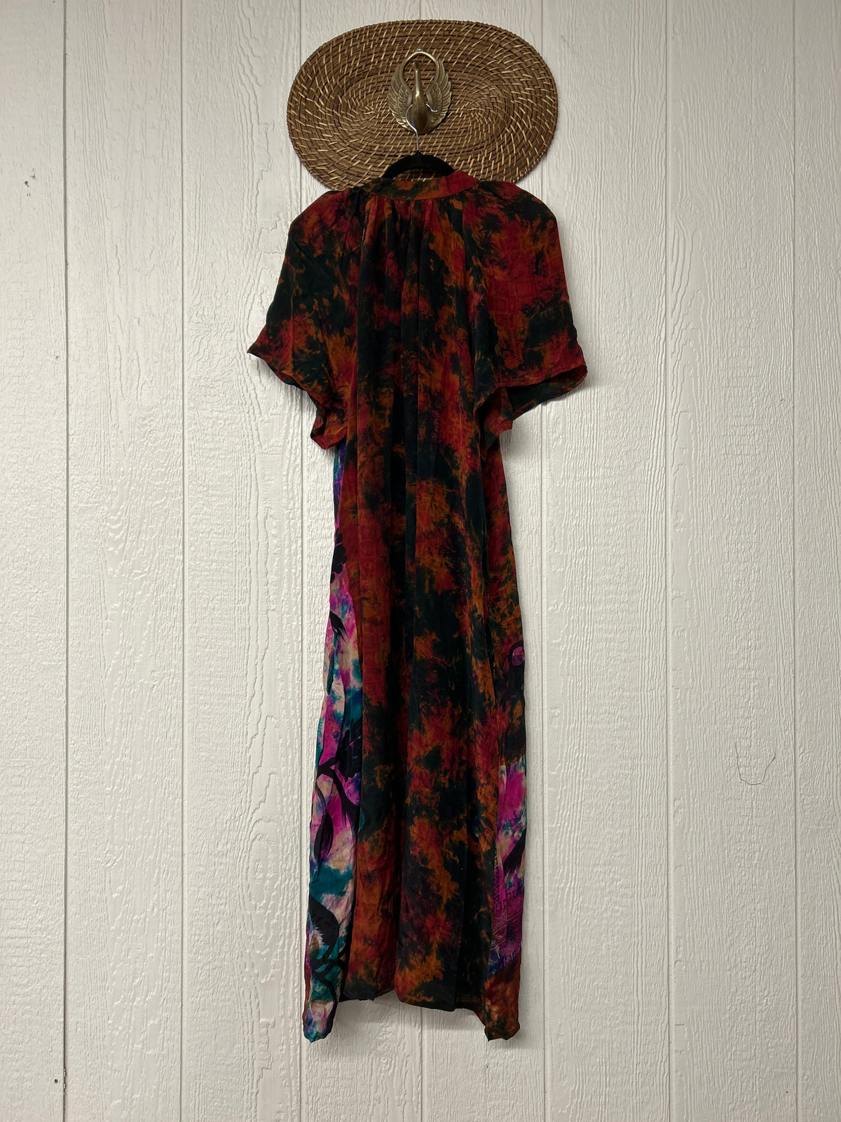 Crepe Sari Summer Woodstock Duster 0626 201