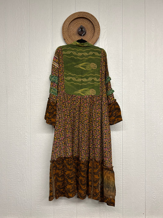 Crepe Sari Rhiannon Duster Dress 0226 199