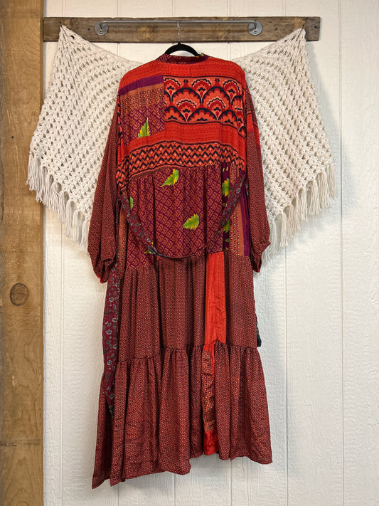 Rasgulla Sari Luminous Maxi Dress 0226 267