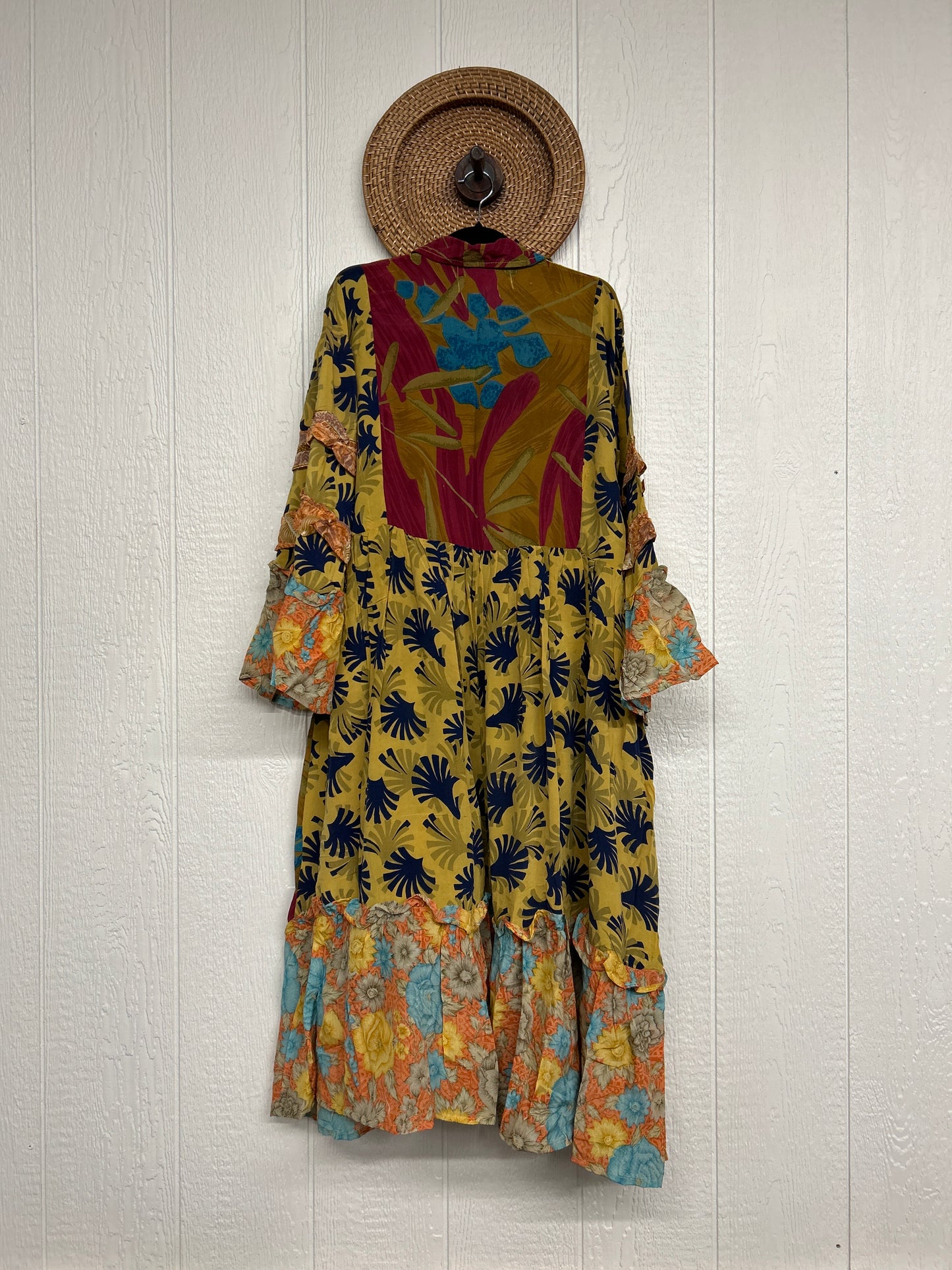 Crepe Sari Rhiannon Duster Dress 0226 256