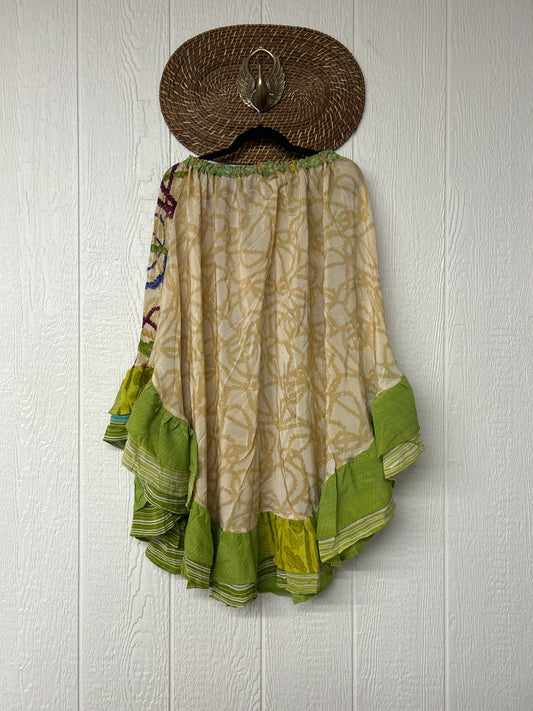 Crepe Wild Rose Skirt 1025 068