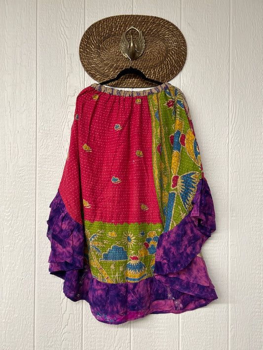 Pareo Kantha Wild Rose Skirt 0426 023