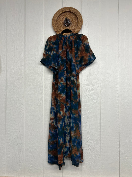 Crepe Sari Summer Woodstock Duster 0626 052