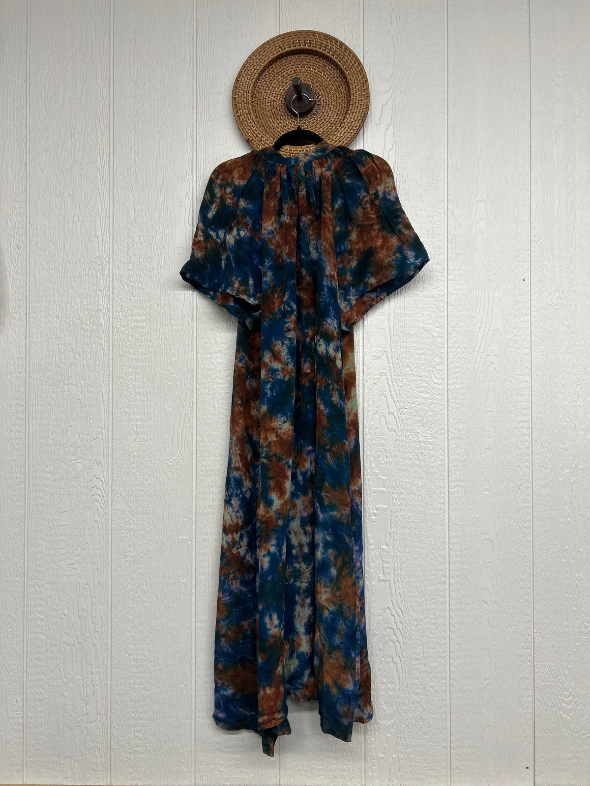 Crepe Sari Summer Woodstock Duster 0626 052