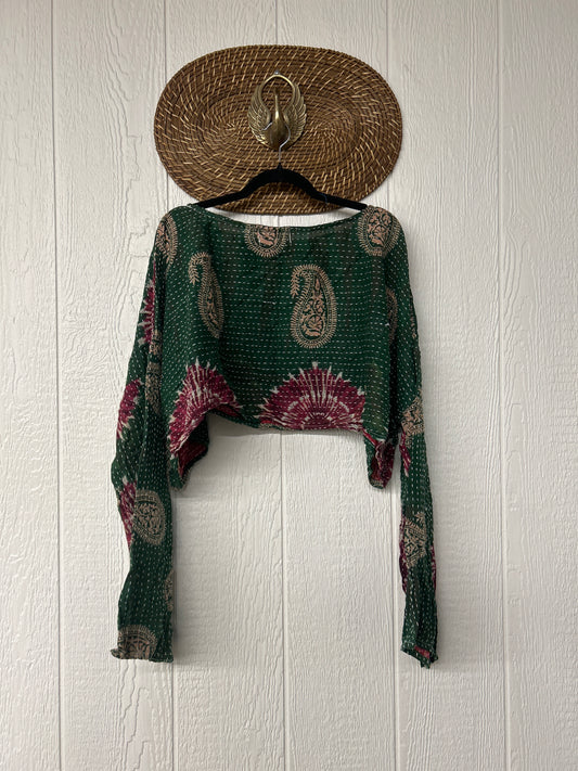 Pareo Kantha Abundance Crop Top 1225 002