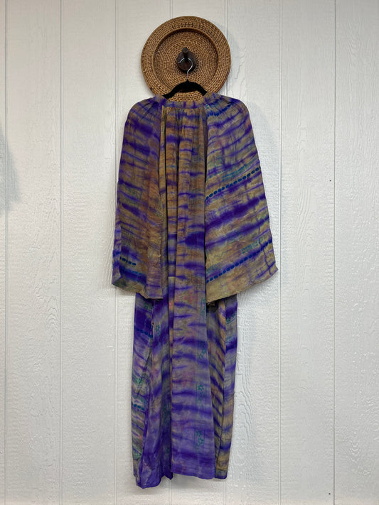 Crepe Sari Woodstock Duster Dress 0226 183