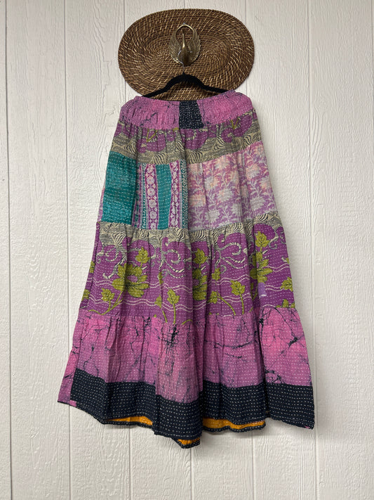 RETAIL Pareo Kantha Lotus Maxi Skirt 0826 155