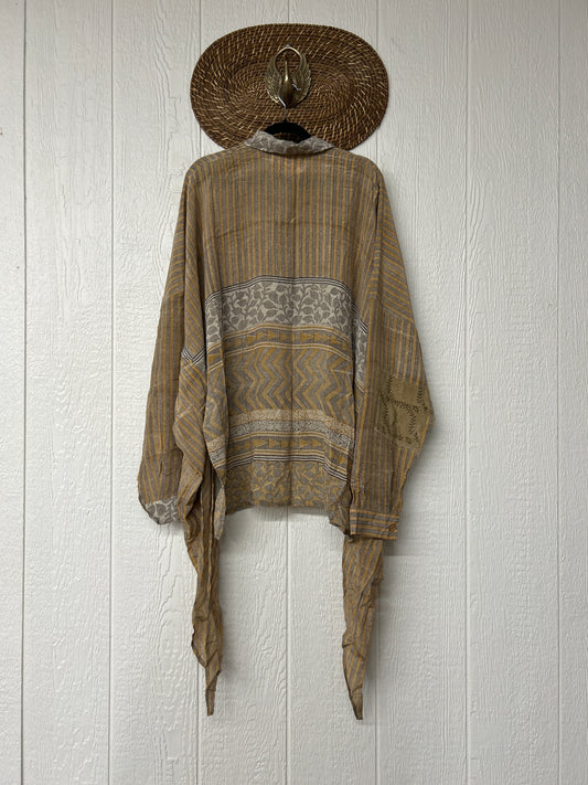 Crepe Sari Nirvana Button Down 1125 146