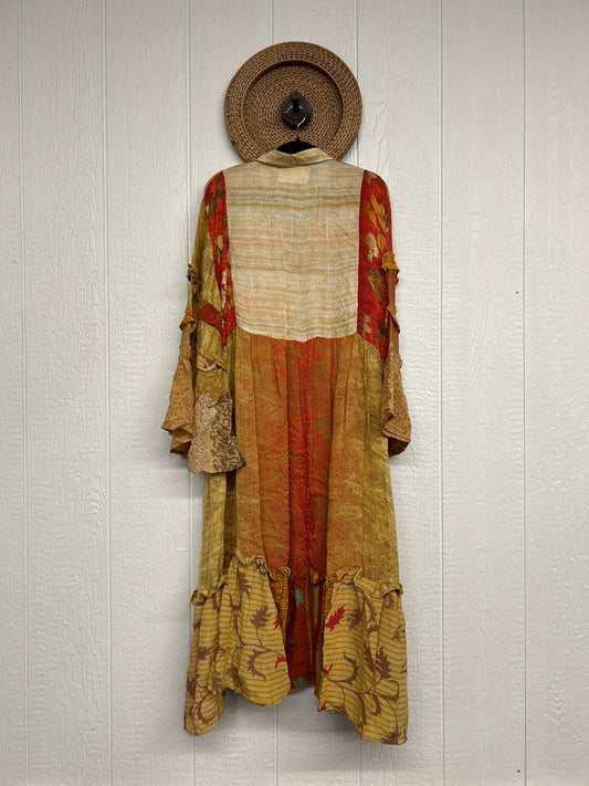 Crepe Sari Rhiannon Duster Dress 0226 255