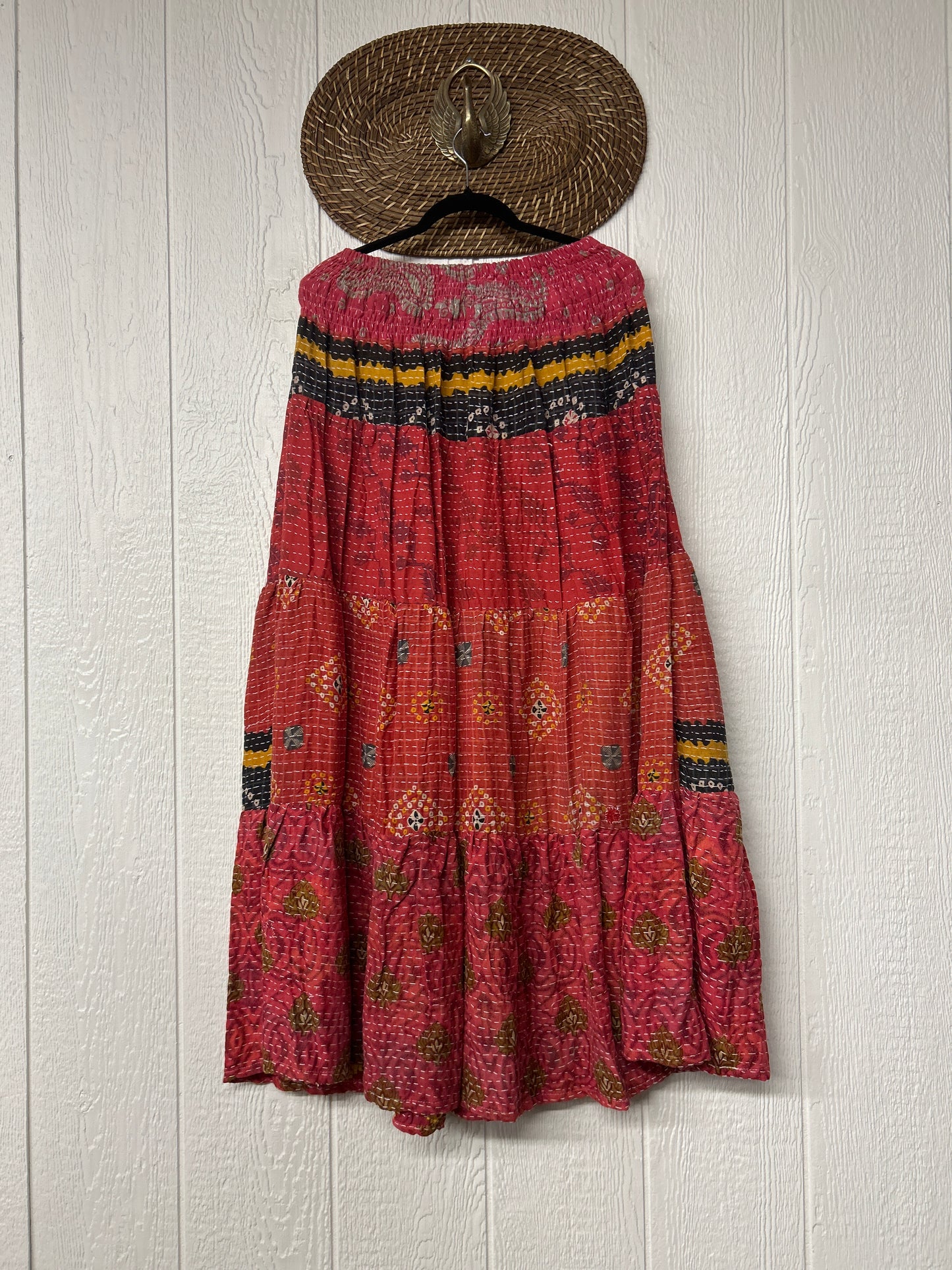 Pareo Kantha Lotus Maxi Skirt 0826 104