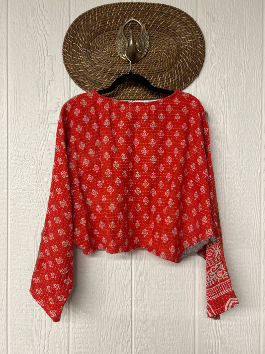 Pareo Kantha In Bloom Cropped Pullover 0326 254