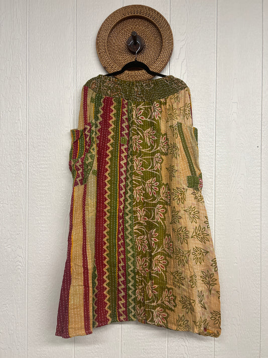 Pareo Kantha Butterfly Cargo Skirt 0426 216