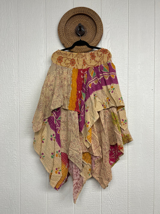 Pareo Kantha Pixie Skirt 0426 023