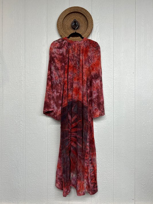 Crepe Sari Woodstock Duster Dress 0226 232