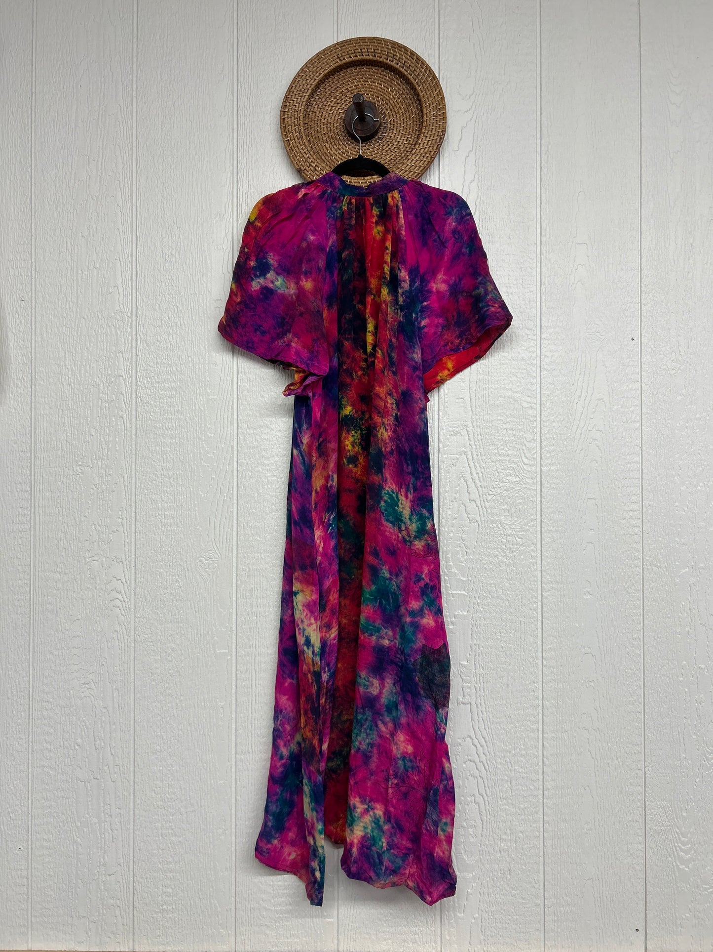 Crepe Sari Summer Woodstock Duster 0626 010
