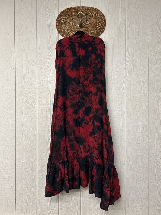Crepe Sari Summer Dahlia Duster 0726 029