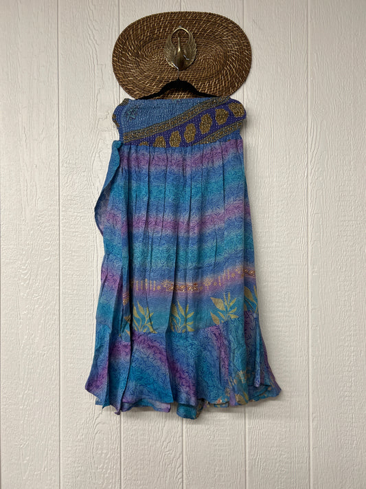 Crepe Sari Inner Peace Wrap Skirt 0626 224