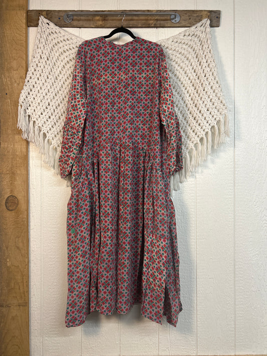 Crepe Sari Evermore Kimono 0326 117