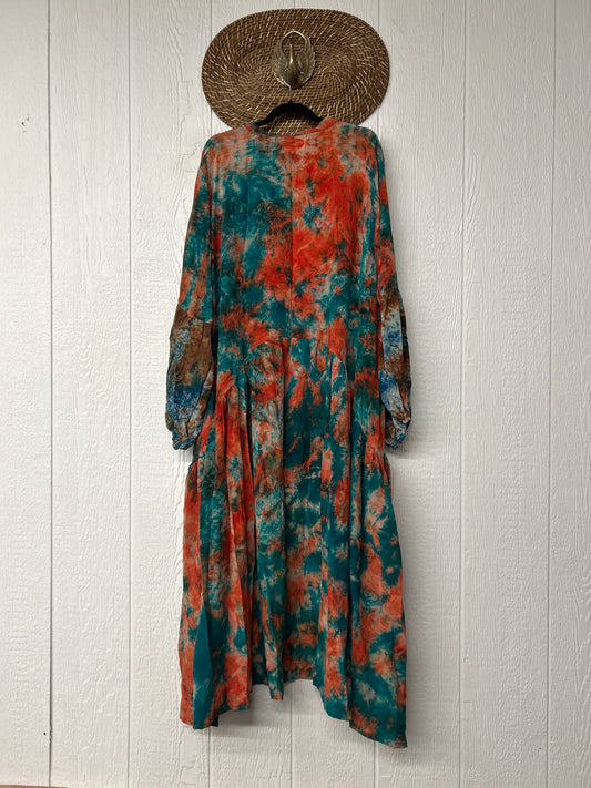 Crepe Sari Evermore Kimono 1026 071