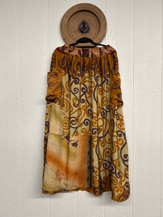 Rasgulla Sari Butterfly Cargo Skirt 0126 067