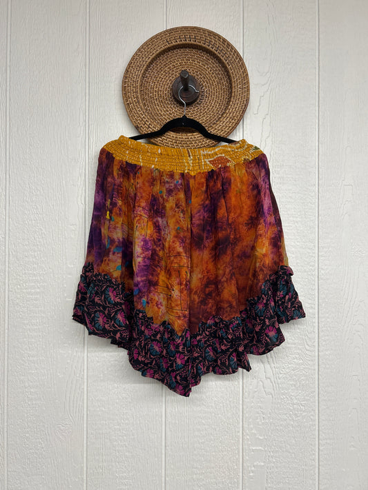 Crepe Sari Lover Cropped Culottes 0726 143