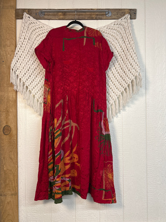 Crepe Sari Summer Evermore Kimono 0726 148