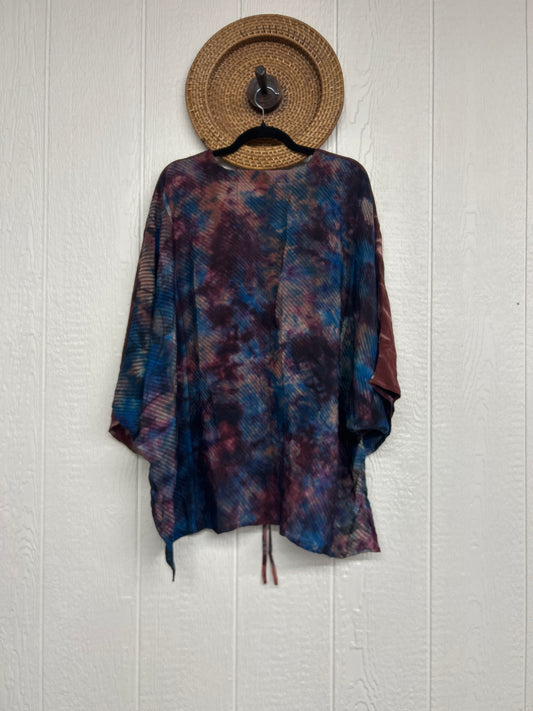 Crepe Sari Hi Lo Butterfly Top 0726 005