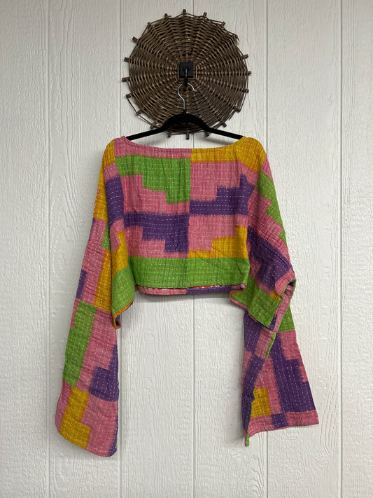 Pareo Kantha Abundance Crop Top 1026 033