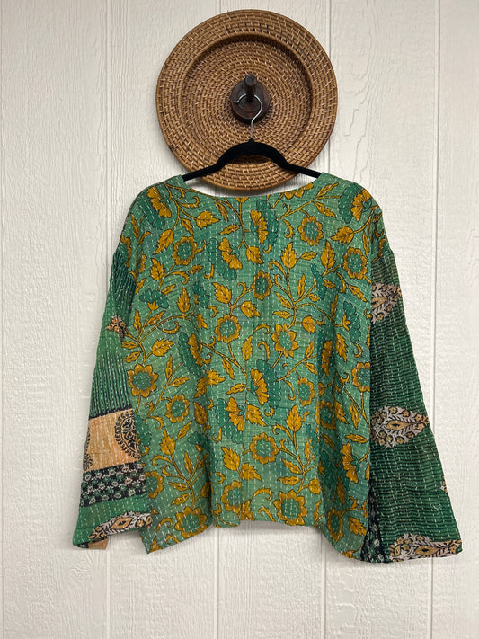 Pareo Kantha Wanderer Pocket Crop Top 0226 093