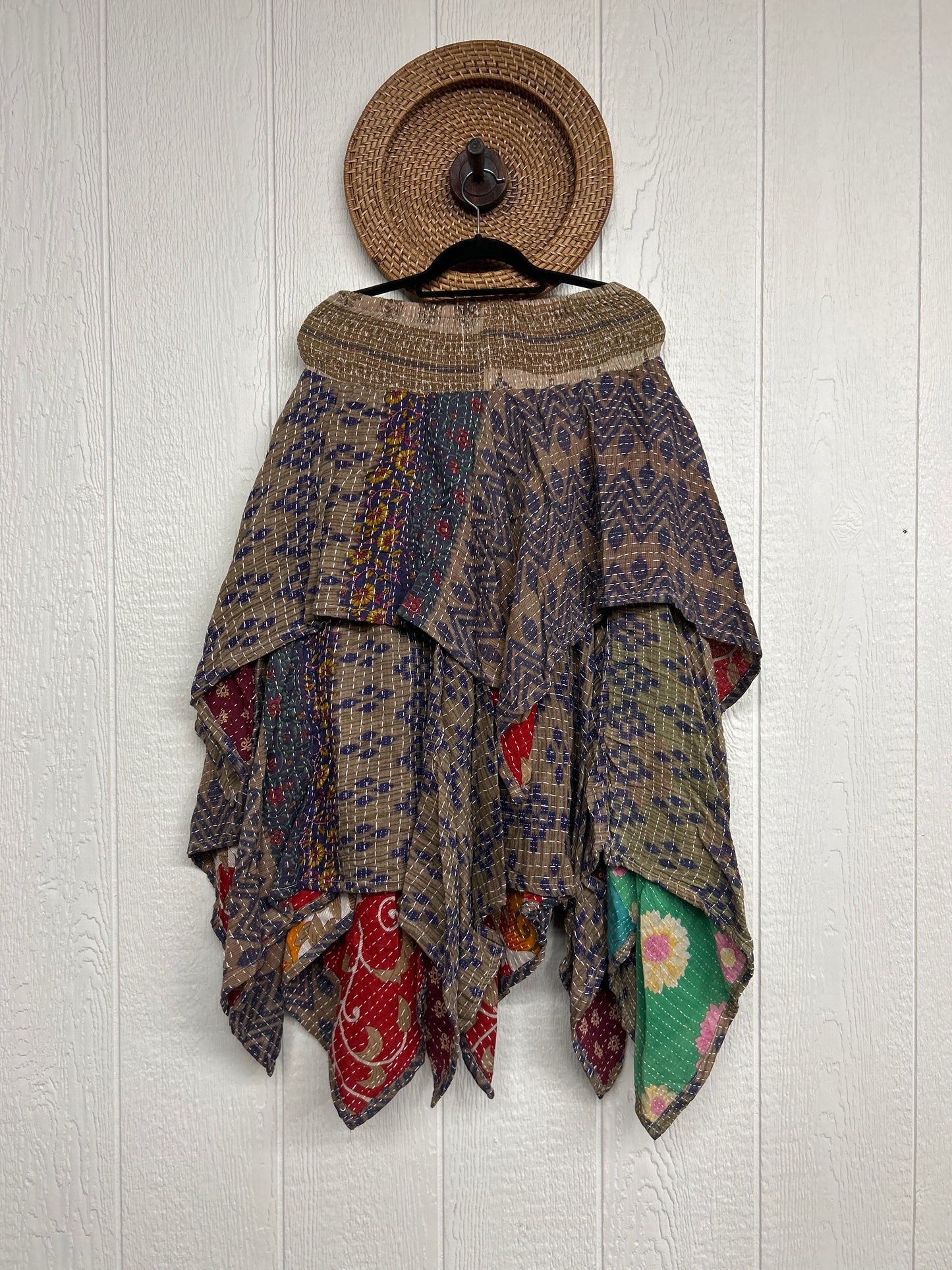 Pareo Kantha Pixie Skirt 0426 064