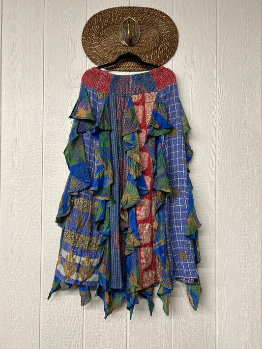 Pareo Kantha Willow Maxi Skirt 0826 191