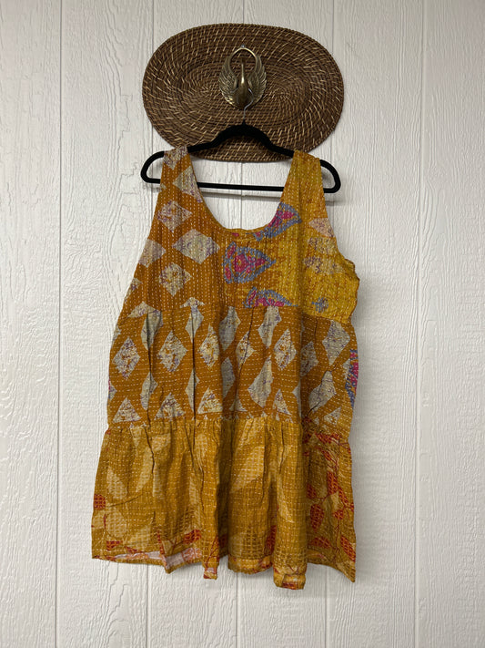 Kantha Meadow Mini Dress 0625 176