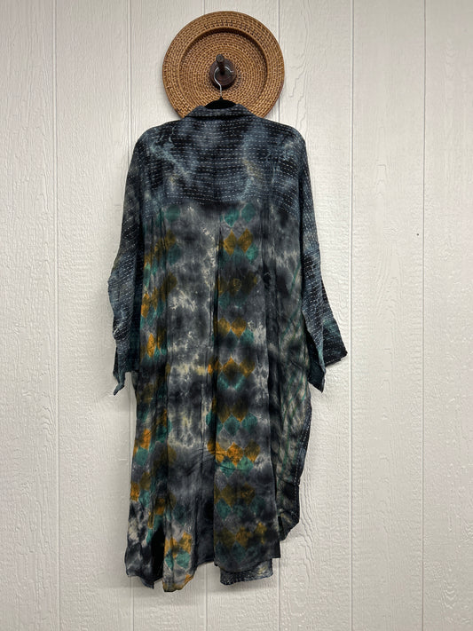 Pareo Kantha Free To Be Longsleeve Maxi 0526 021