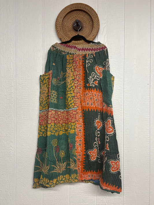 Pareo Kantha Butterfly Cargo Skirt 0426 178