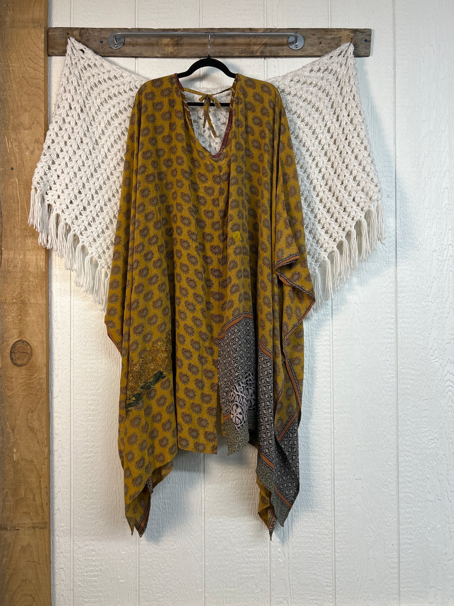 Crepe Sari Orchid Kimono 0626 271
