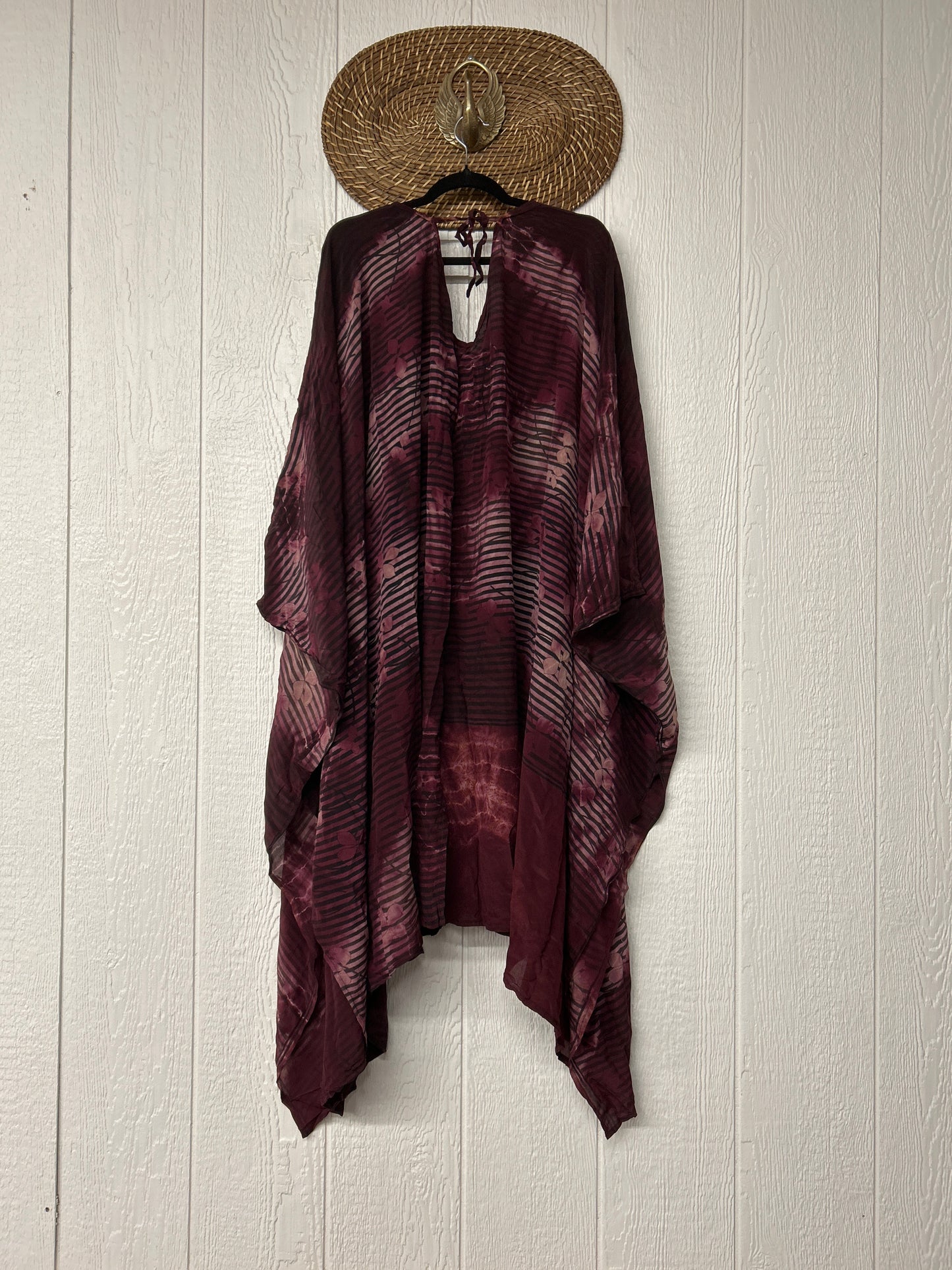 Crepe Sari Orchid Kimono 0626 001