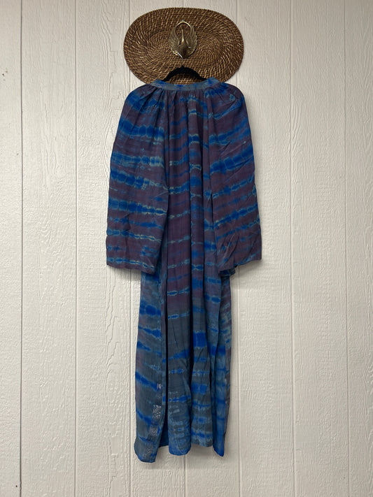 Crepe Sari Woodstock Duster Dress 0226 118