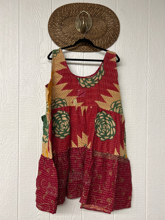 Kantha Meadow Mini Dress 0625 047