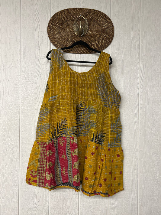 Kantha Meadow Mini Dress 0625 173