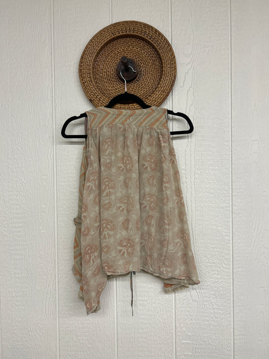 Alchemi Crepe Sari Daisy Vest 0726 001