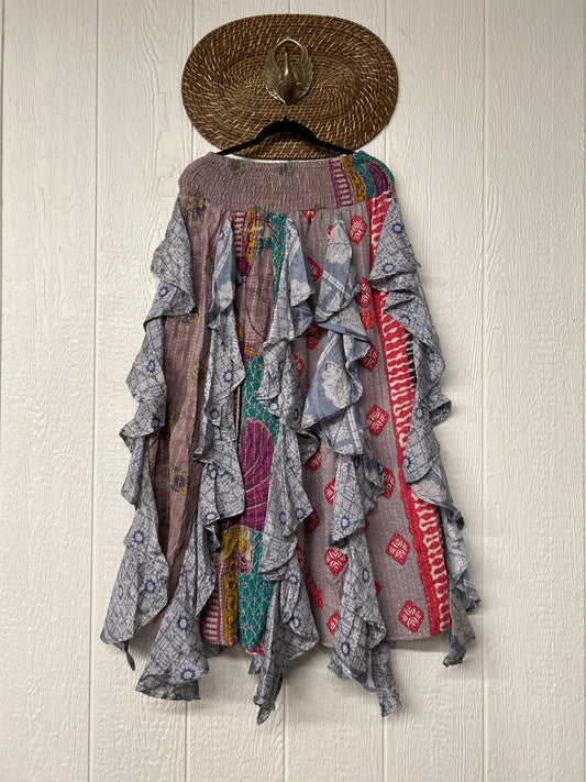 Pareo Kantha Willow Maxi Skirt 0826 183