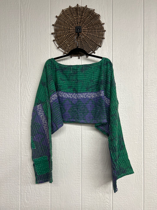 Pareo Kantha Abundance Crop Top 1026 034