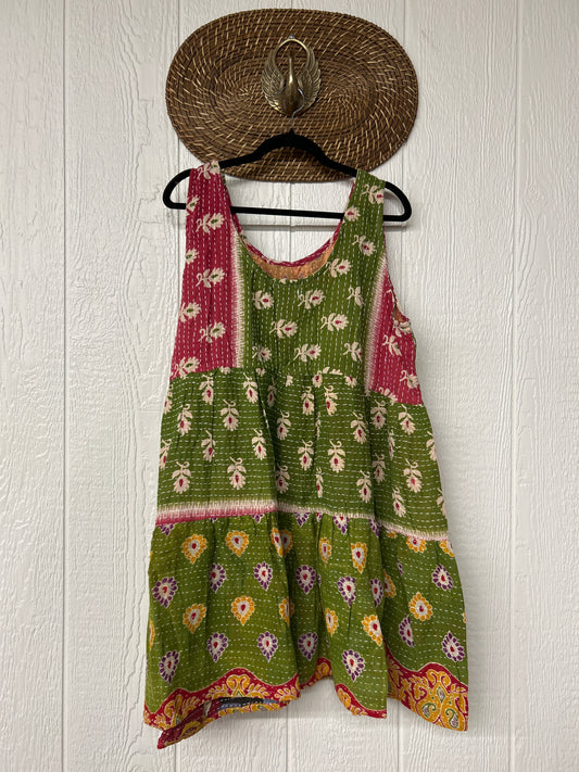 Kantha Meadow Mini Dress 0625 001